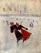 Jean Beraud, Women skating